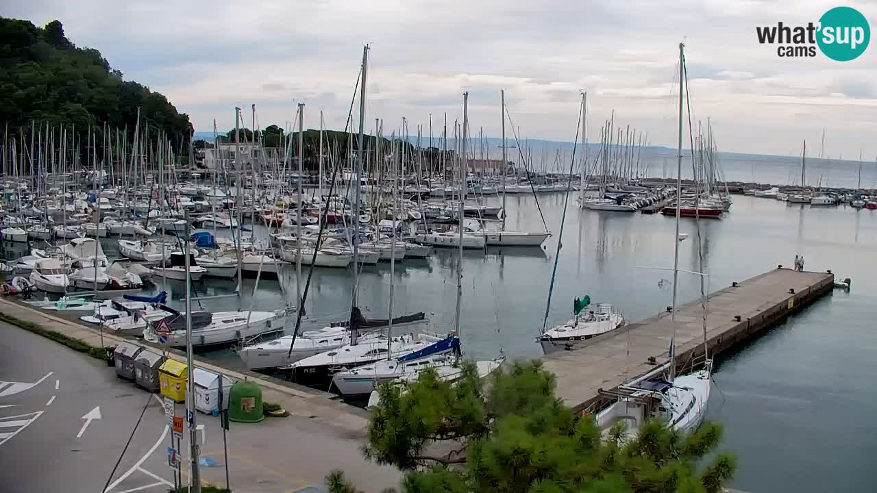 Web kamera Sistiana Uvala – Pogled uživo na marinu i zaljev