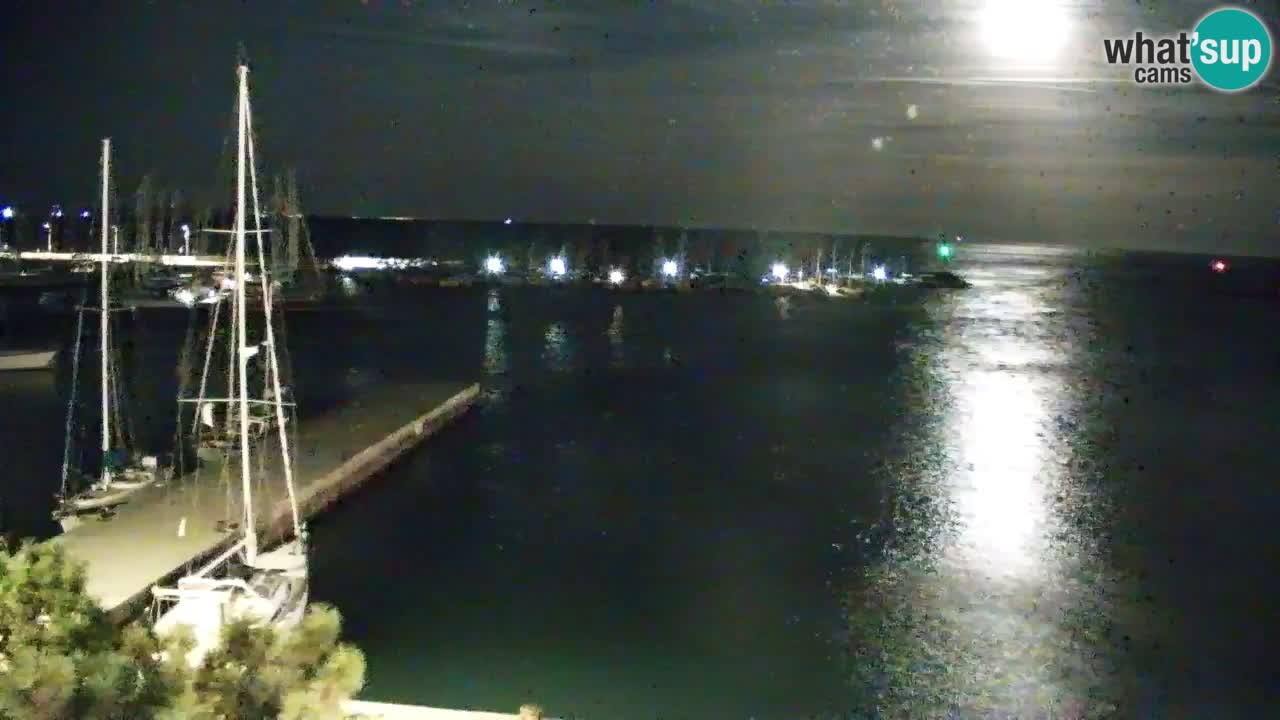Web kamera Sistiana Uvala – Pogled uživo na marinu i zaljev