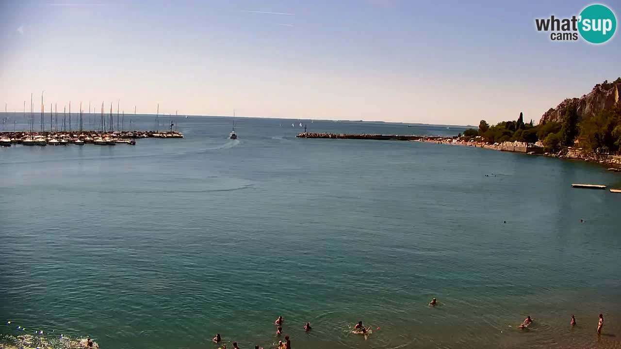 Webcam Sistiana Baia – Live View of the Marina and Gulf