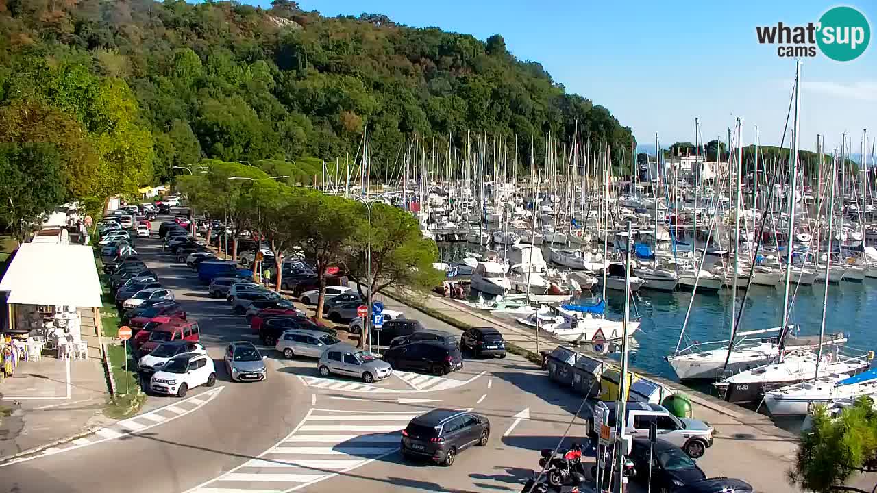 Webcam Baie de Sistiana – Vue en direct de la marina et de la baie