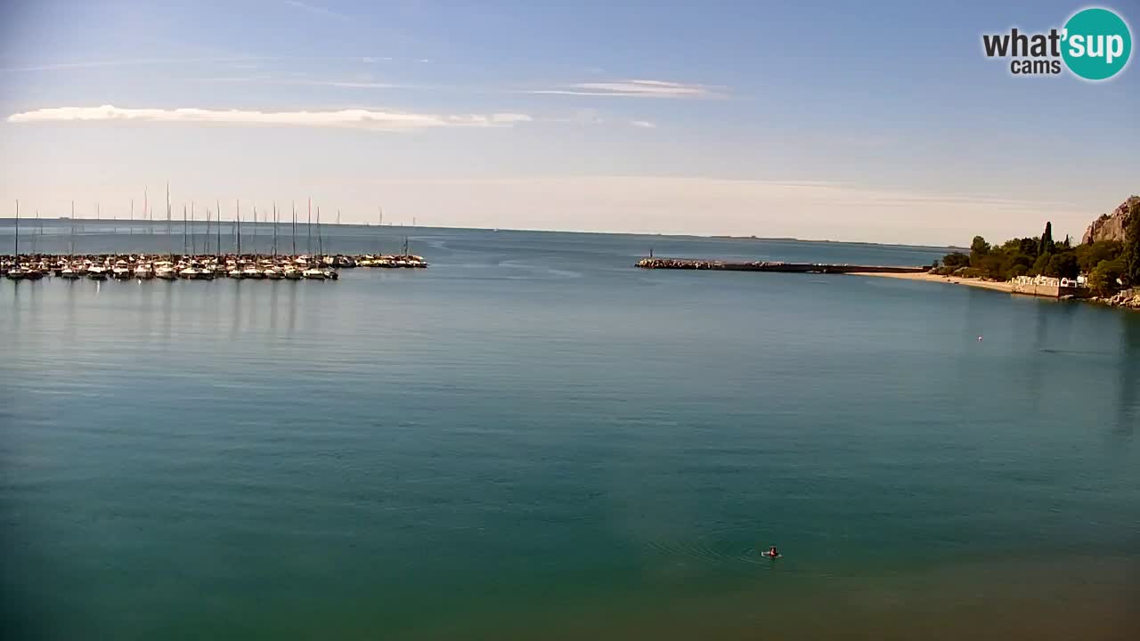 Webcam Sistiana Baia – Live View of the Marina and Gulf