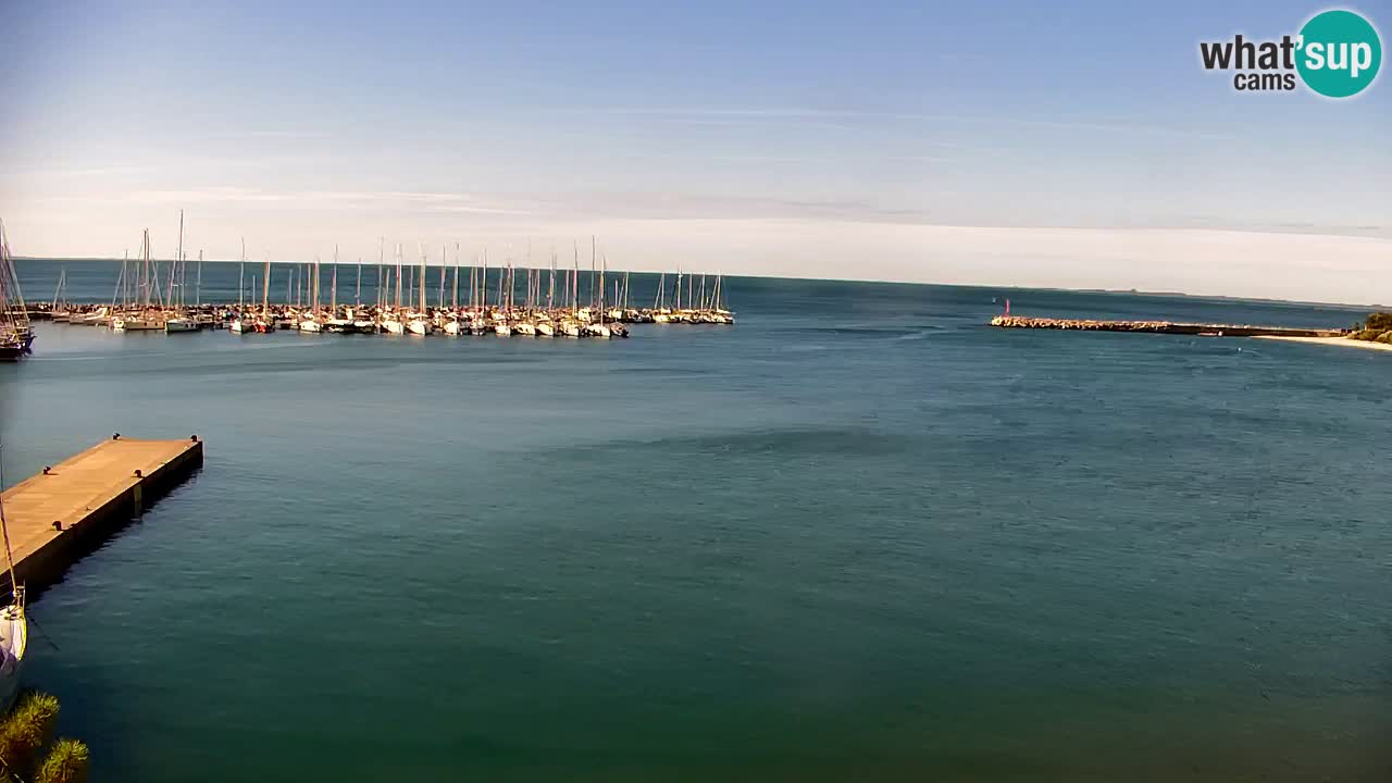 Webcam Bahía de Sistiana – Vista en directo del puerto deportivo y la costa
