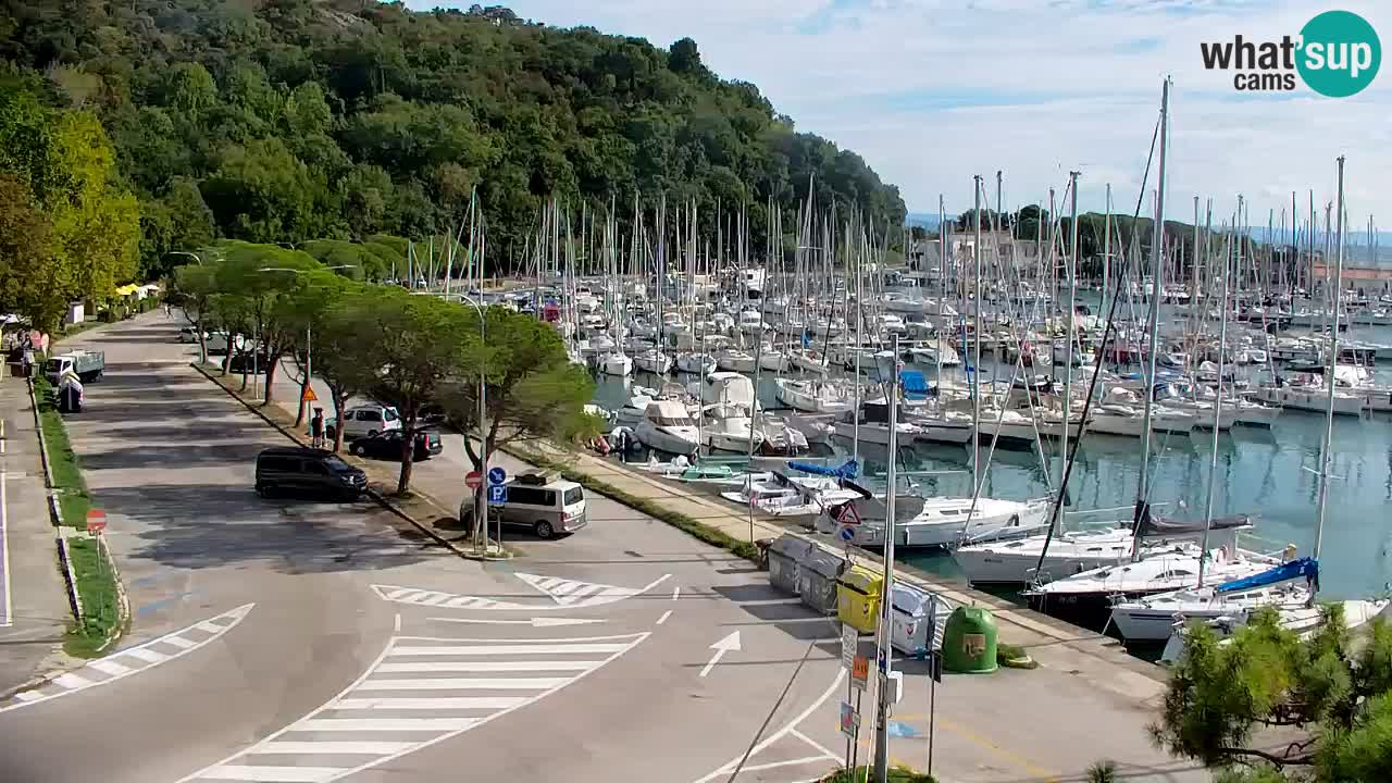 Webcam Baie de Sistiana – Vue en direct de la marina et de la baie