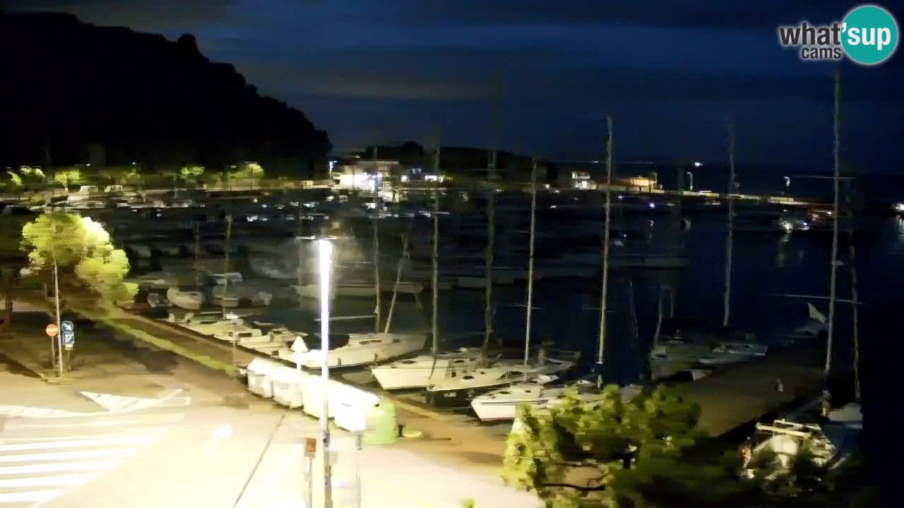 Webcam Baie de Sistiana – Vue en direct de la marina et de la baie