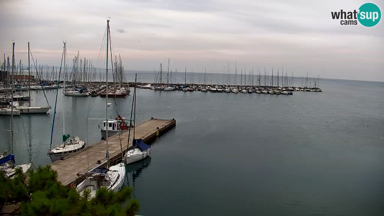 Webcam Baie de Sistiana – Vue en direct de la marina et de la baie
