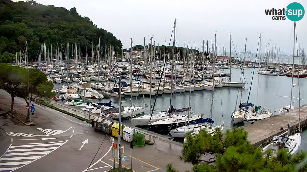 Webcam Baie de Sistiana – Vue en direct de la marina et de la baie
