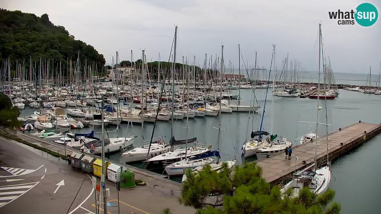 Webcam Baie de Sistiana – Vue en direct de la marina et de la baie
