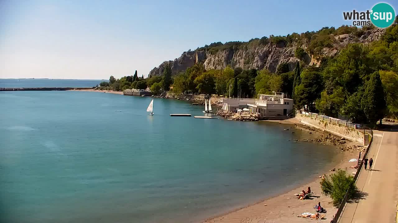 Webcam Baie de Sistiana – Vue en direct de la marina et de la baie