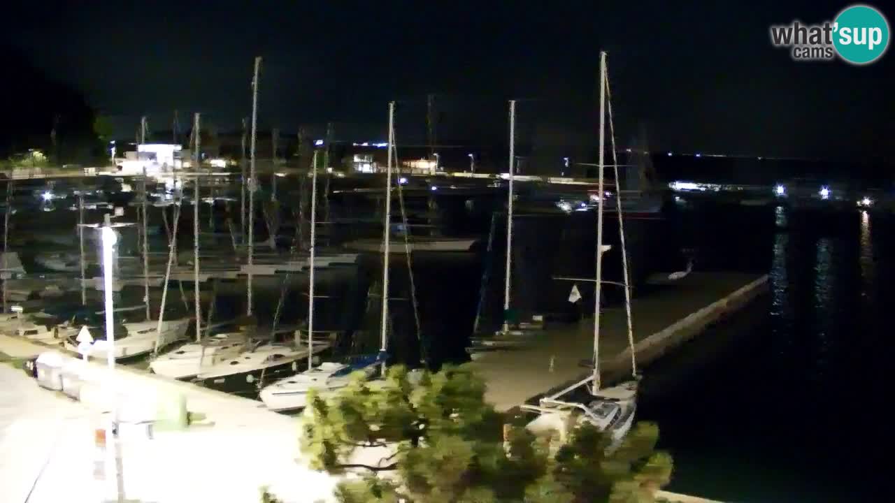 Webcam Baie de Sistiana – Vue en direct de la marina et de la baie