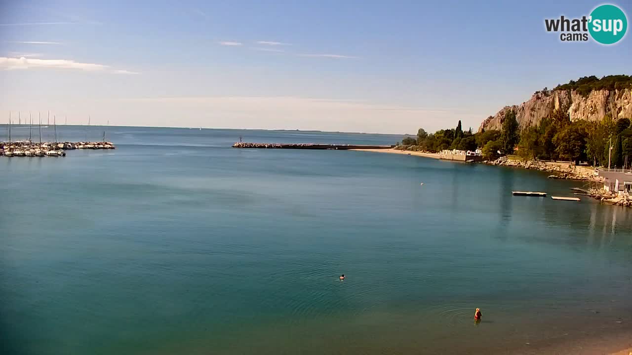 Webcam Sistiana Baia – Live View of the Marina and Gulf