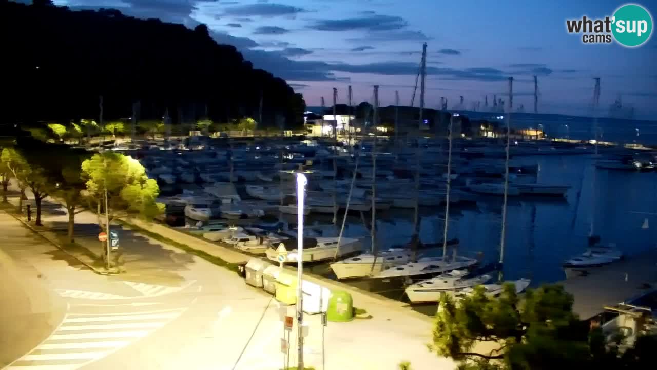 Web kamera Sistiana Uvala – Pogled uživo na marinu i zaljev