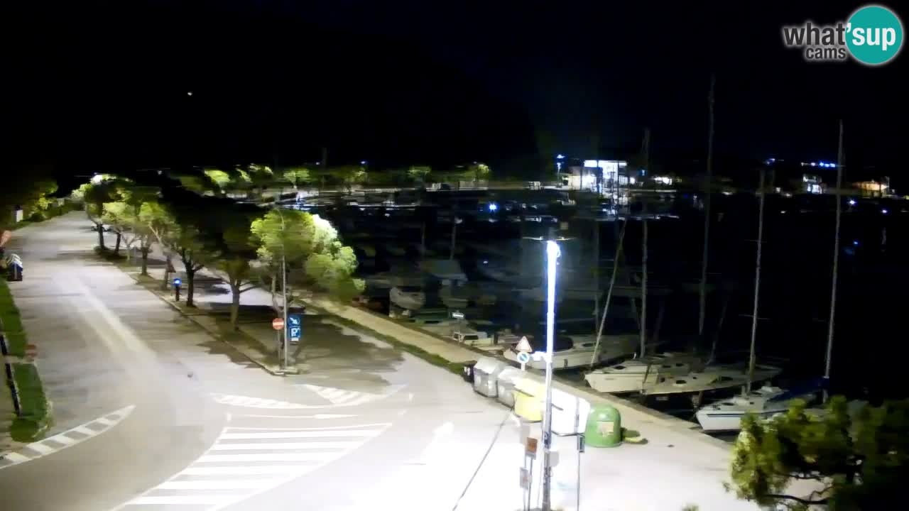 Webcam Bahía de Sistiana – Vista en directo del puerto deportivo y la costa