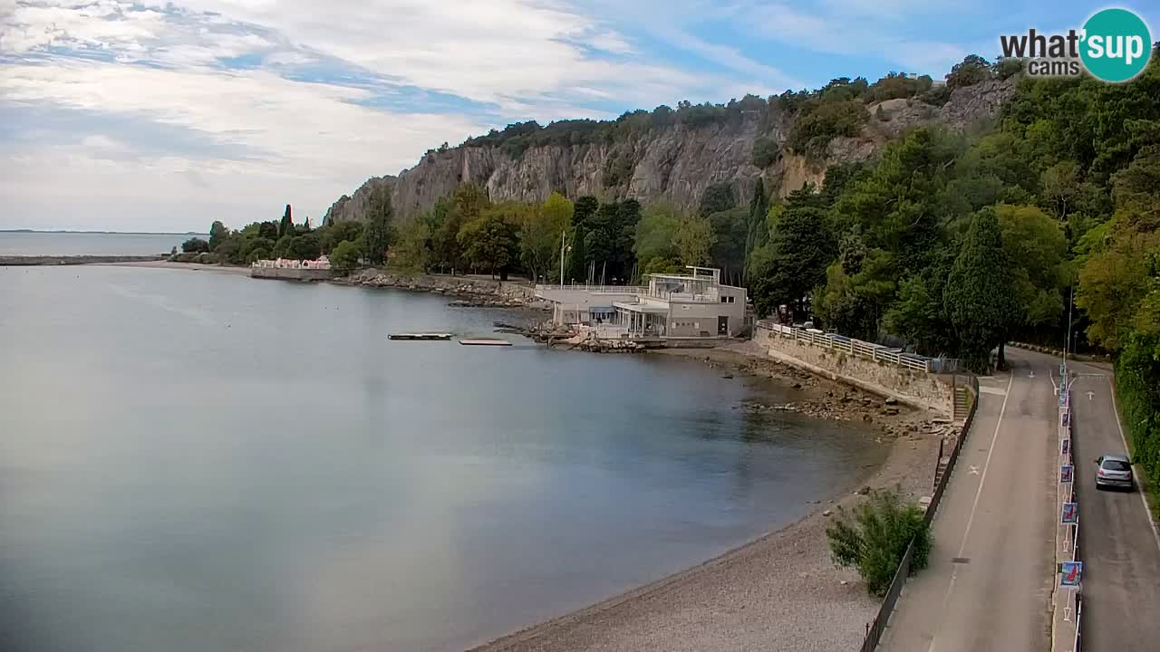 Webcam Baie de Sistiana – Vue en direct de la marina et de la baie