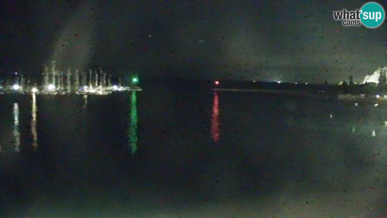 Webcam Bahía de Sistiana – Vista en directo del puerto deportivo y la costa