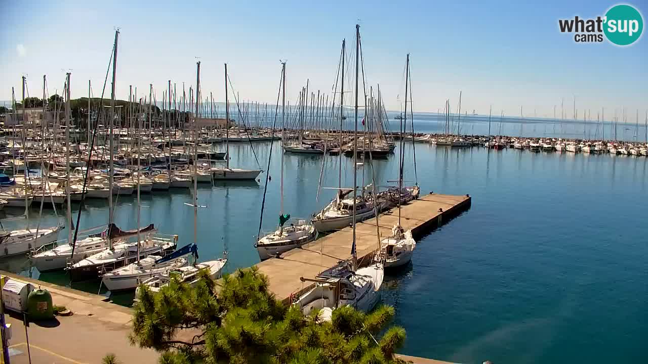 Webcam Baie de Sistiana – Vue en direct de la marina et de la baie