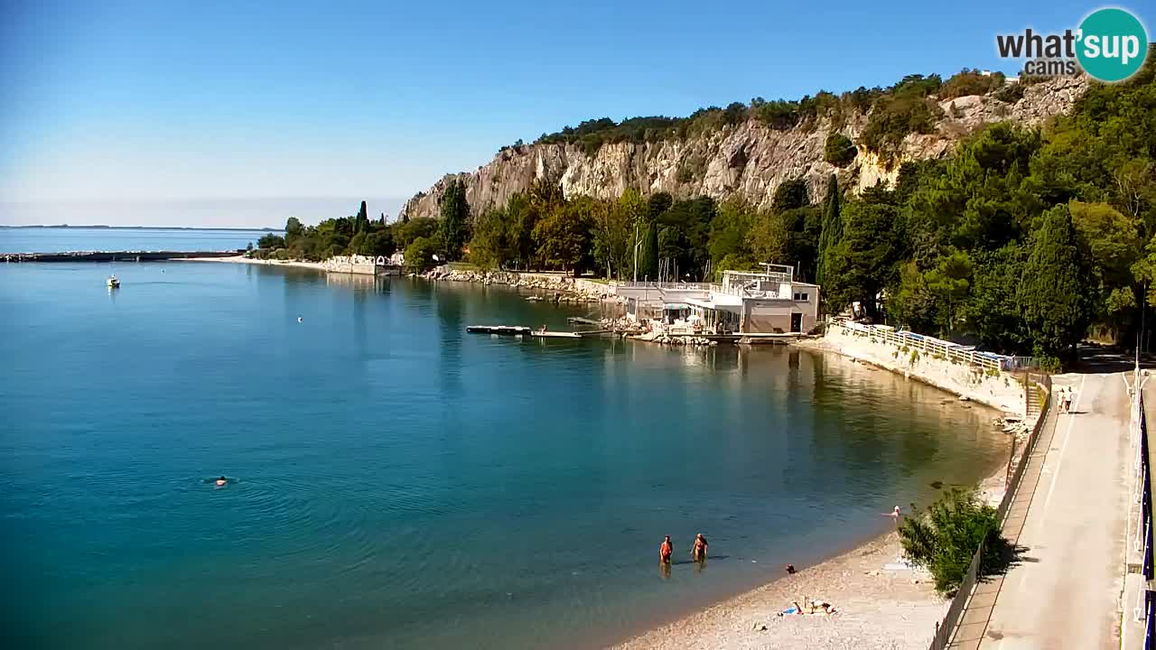 Webcam Baie de Sistiana – Vue en direct de la marina et de la baie