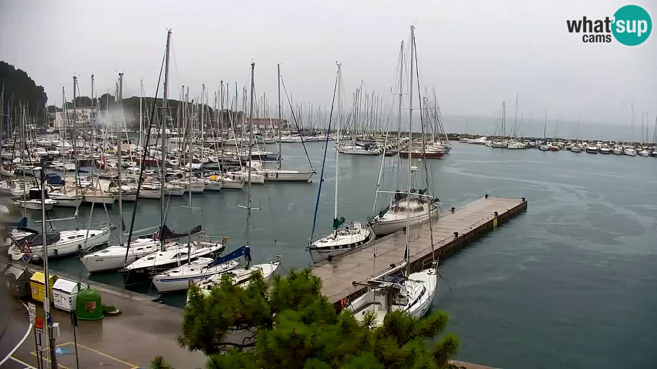 Webcam Baie de Sistiana – Vue en direct de la marina et de la baie