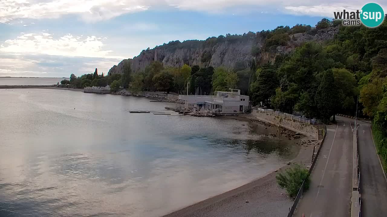 Webcam Baie de Sistiana – Vue en direct de la marina et de la baie