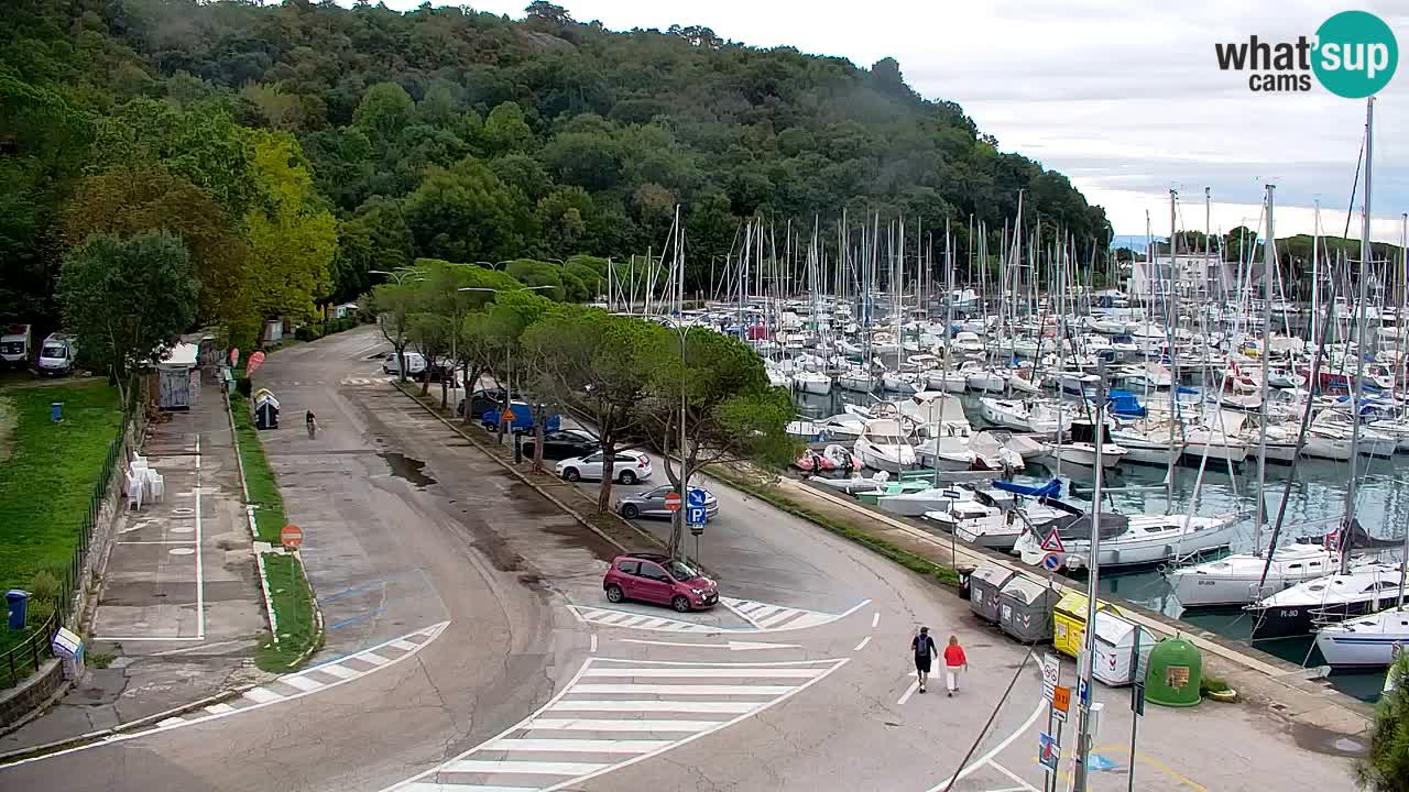 Webcam Sistiana Baia – Live View of the Marina and Gulf