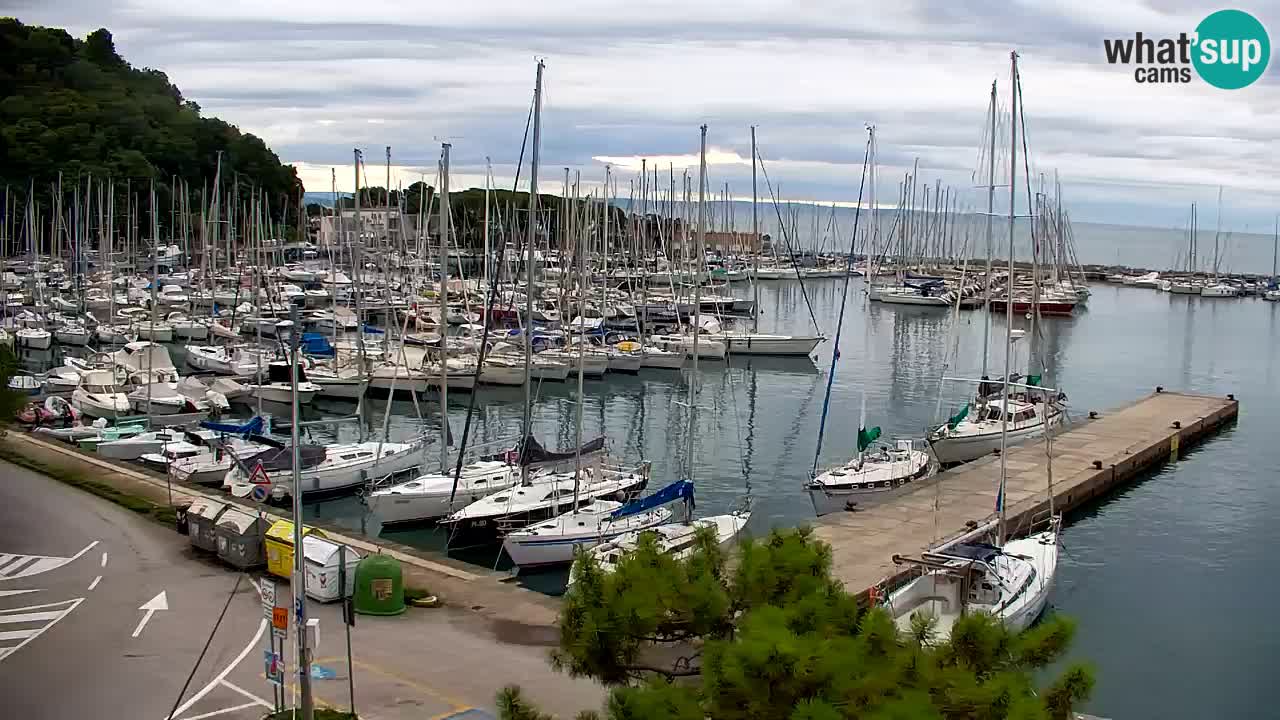 Webcam Baie de Sistiana – Vue en direct de la marina et de la baie