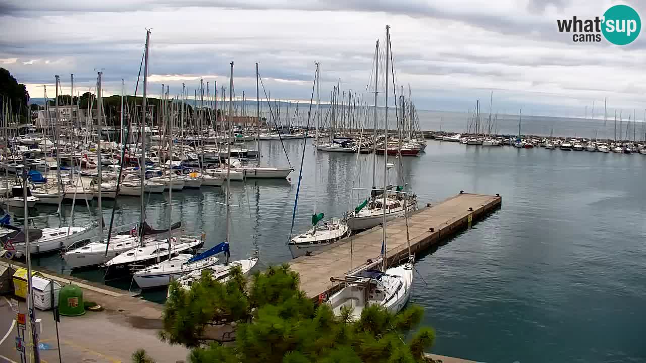 Webcam Baie de Sistiana – Vue en direct de la marina et de la baie