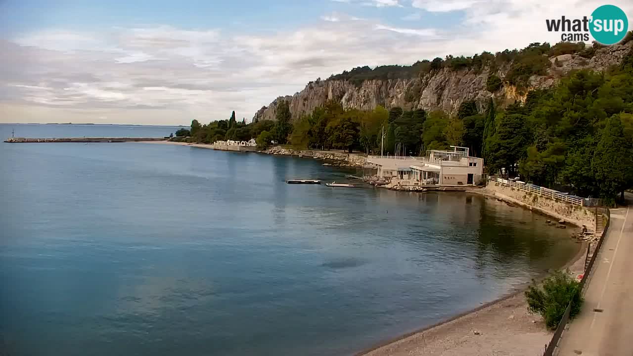 Webcam Baie de Sistiana – Vue en direct de la marina et de la baie
