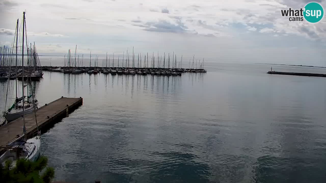 Webcam Baie de Sistiana – Vue en direct de la marina et de la baie
