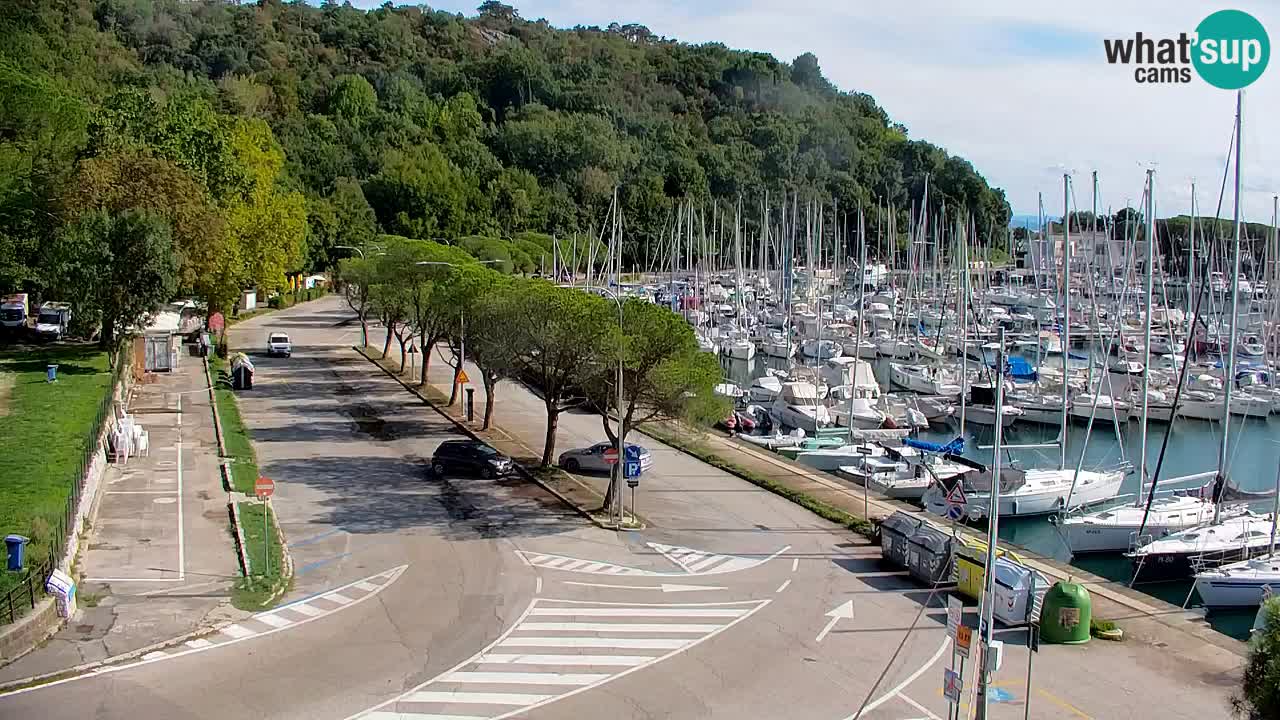Webcam Sistiana Baia – Live View of the Marina and Gulf
