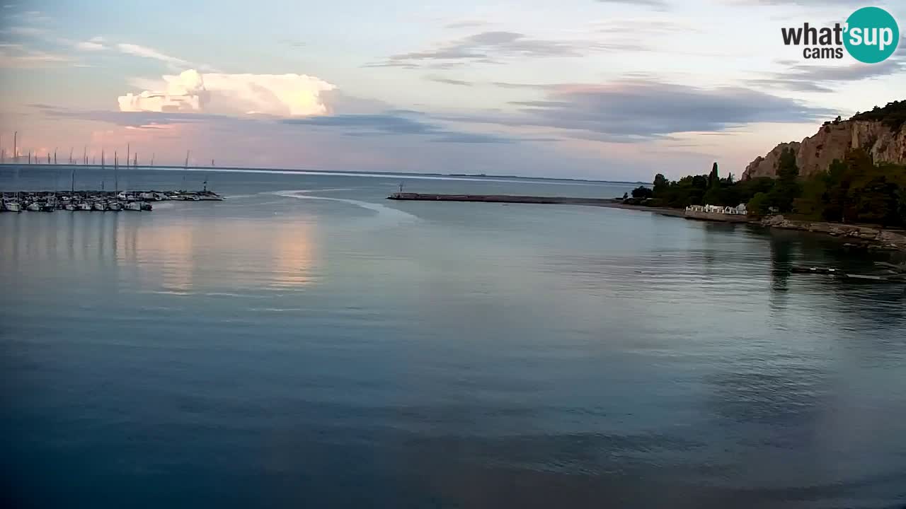 Webcam Sistiana Baia – Live View of the Marina and Gulf