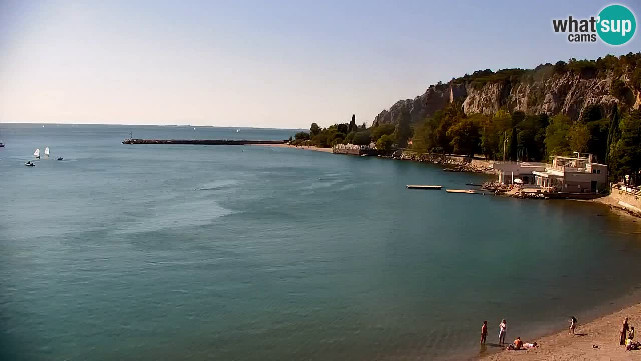 Webcam Baie de Sistiana – Vue en direct de la marina et de la baie