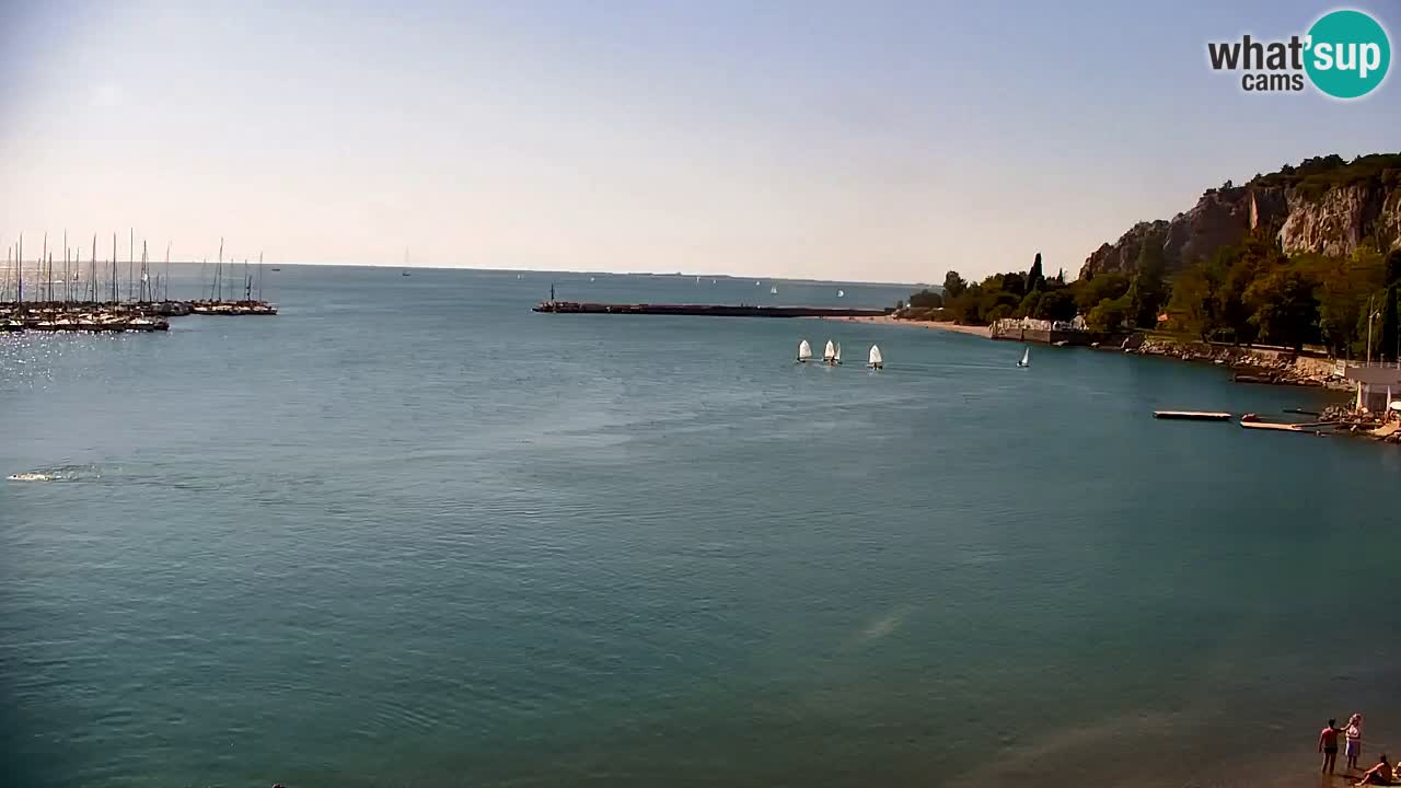 Webcam Sistiana Baia – Live View of the Marina and Gulf