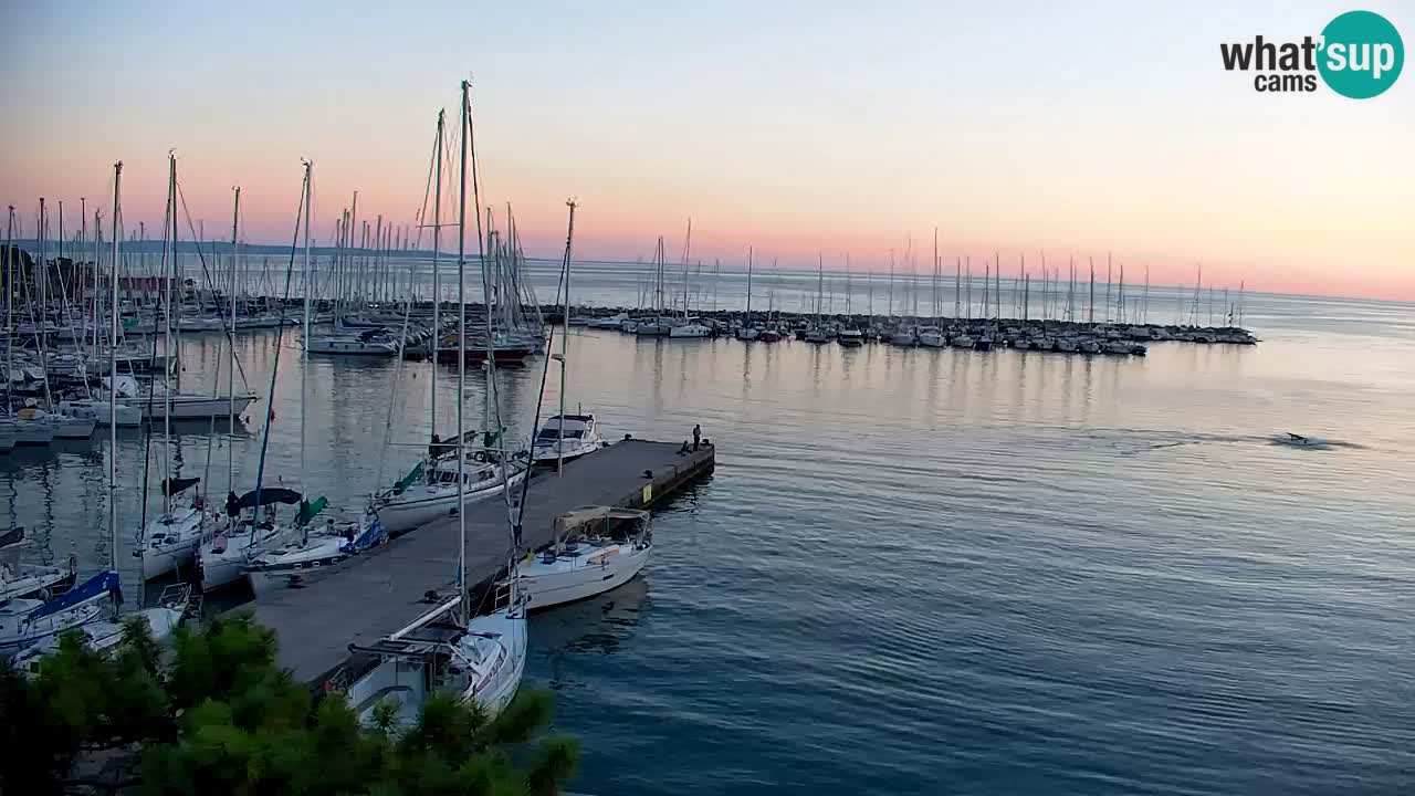 Webcam Sistiana Baia – Live View of the Marina and Gulf