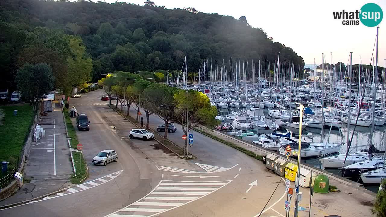 Webcam Baie de Sistiana – Vue en direct de la marina et de la baie