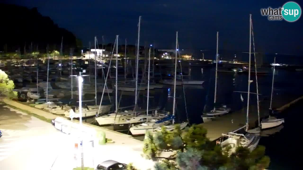 Webcam Baie de Sistiana – Vue en direct de la marina et de la baie