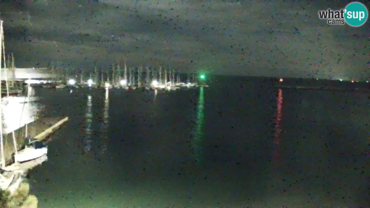Webcam Bahía de Sistiana – Vista en directo del puerto deportivo y la costa