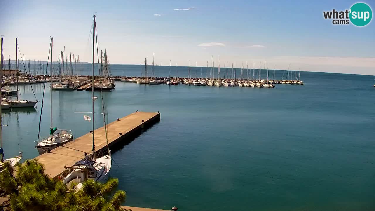 Webcam Baie de Sistiana – Vue en direct de la marina et de la baie