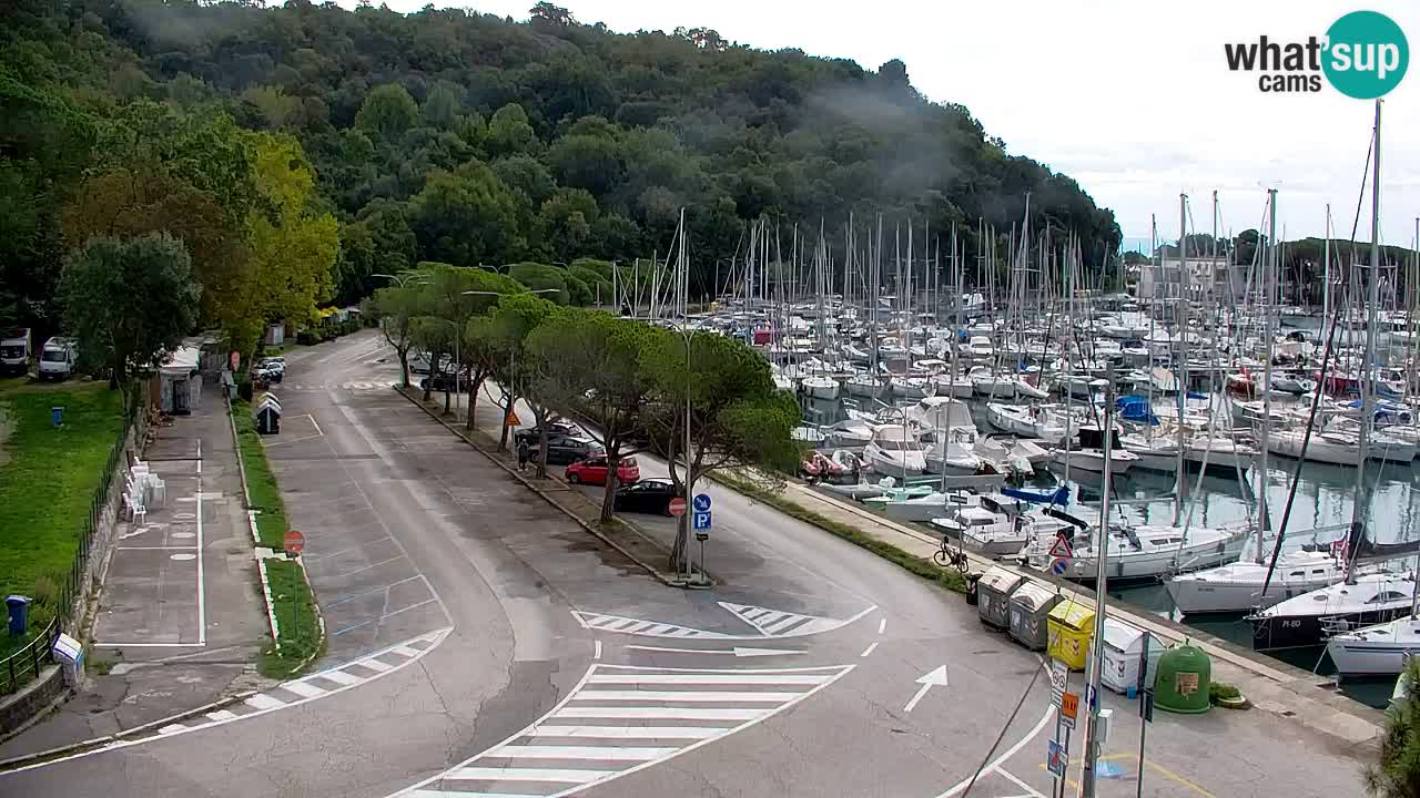 Webcam Baie de Sistiana – Vue en direct de la marina et de la baie