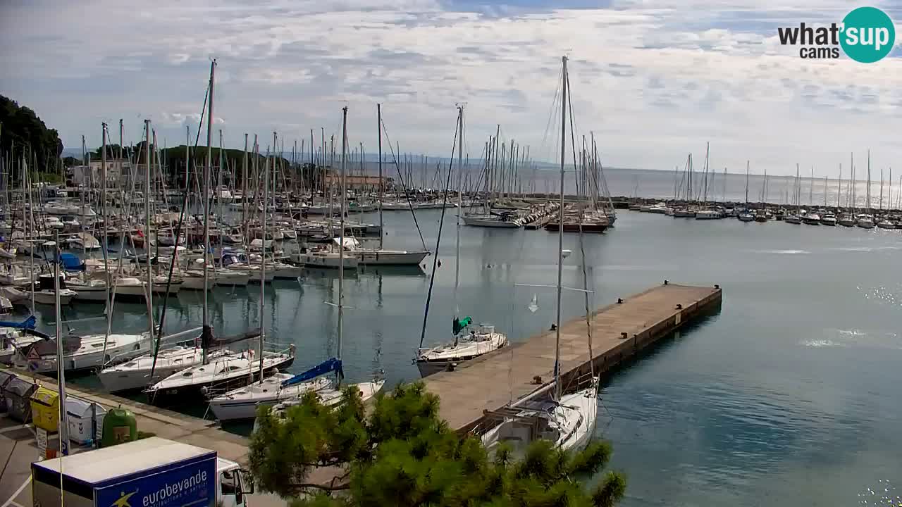Web kamera Sistiana Uvala – Pogled uživo na marinu i zaljev