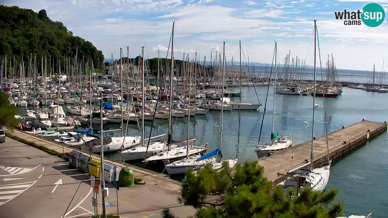 Webcam Baie de Sistiana – Vue en direct de la marina et de la baie