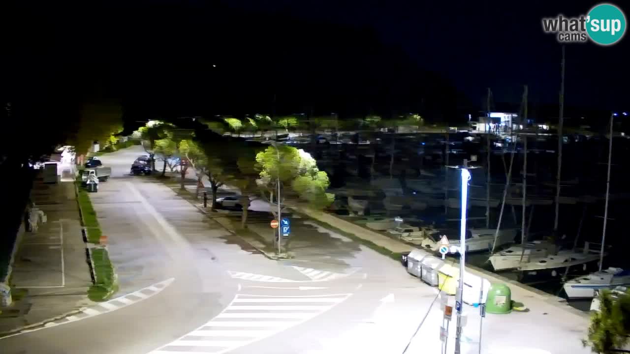 Webcam Bahía de Sistiana – Vista en directo del puerto deportivo y la costa