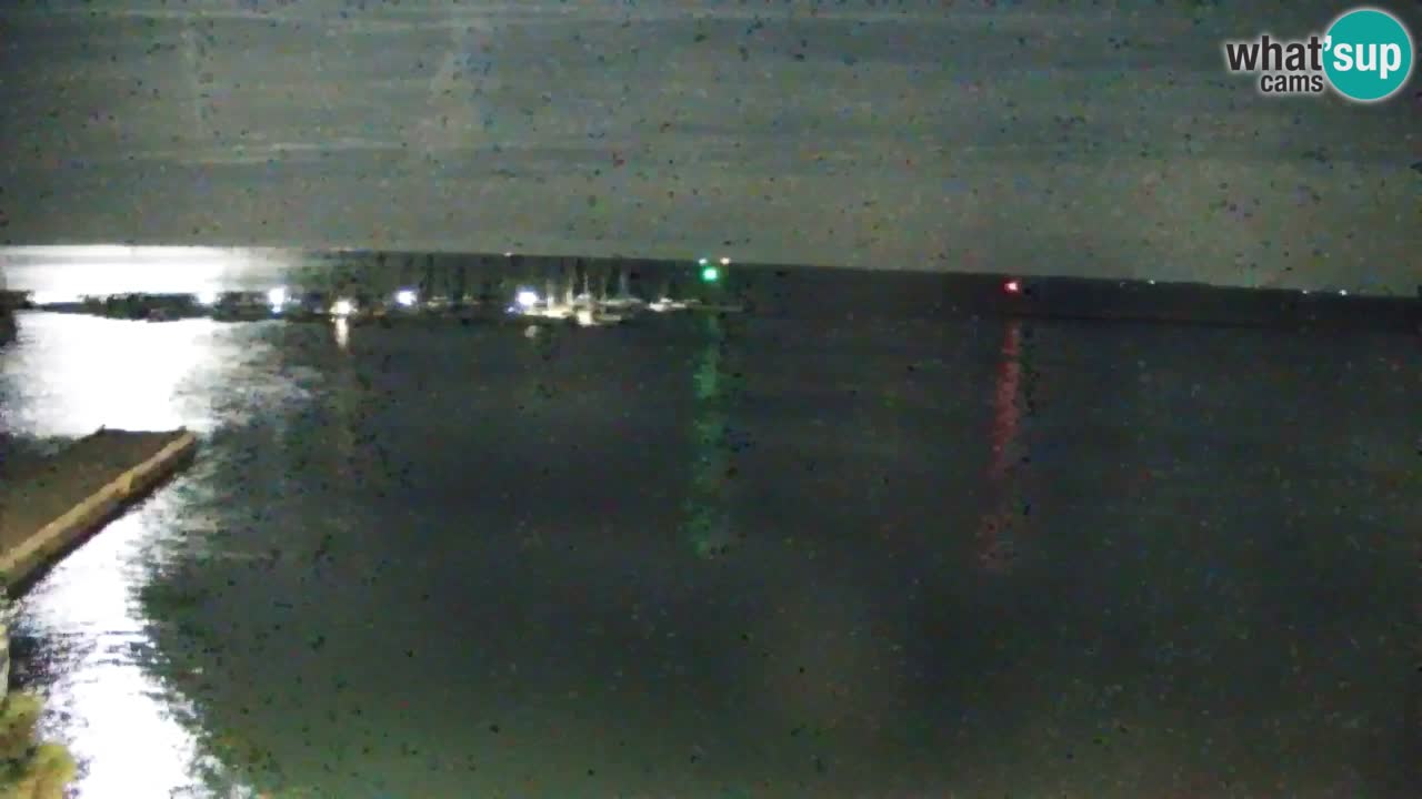 Webcam Bahía de Sistiana – Vista en directo del puerto deportivo y la costa