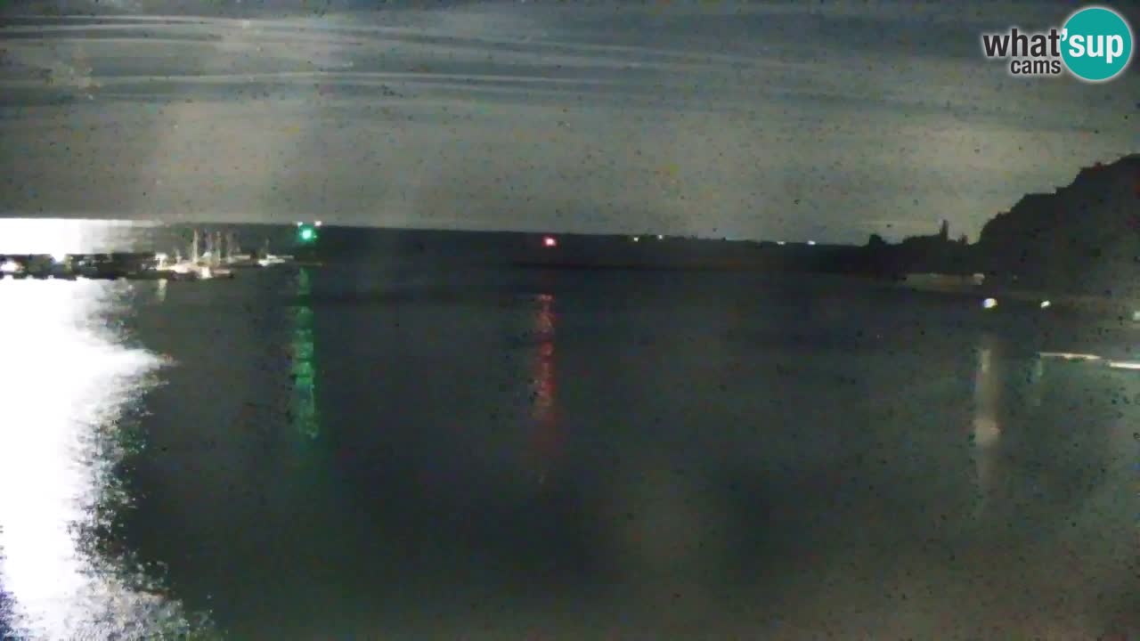Webcam Baie de Sistiana – Vue en direct de la marina et de la baie