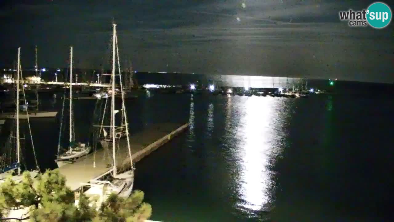 Webcam Baie de Sistiana – Vue en direct de la marina et de la baie