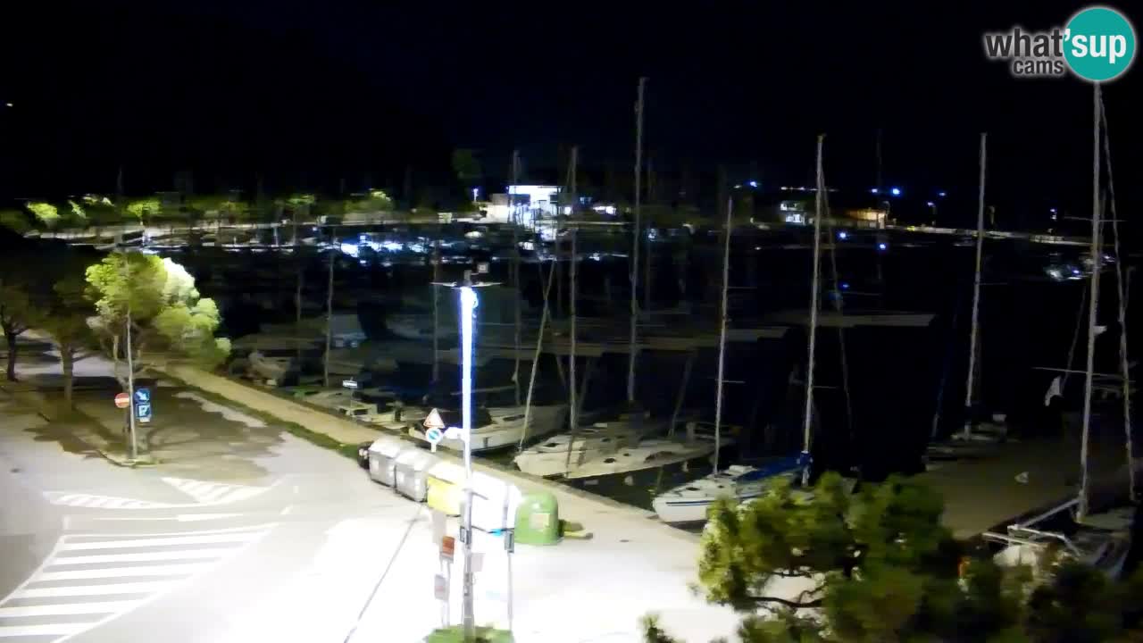 Webcam Bahía de Sistiana – Vista en directo del puerto deportivo y la costa