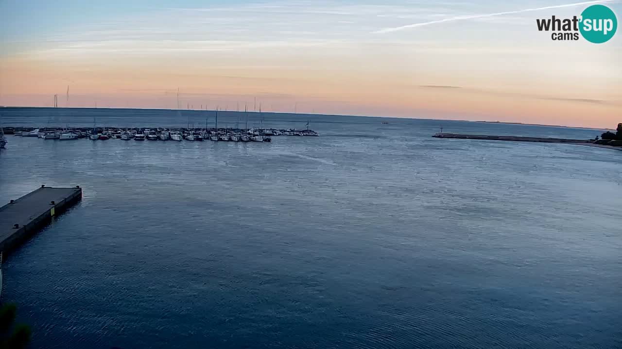 Webcam Baie de Sistiana – Vue en direct de la marina et de la baie