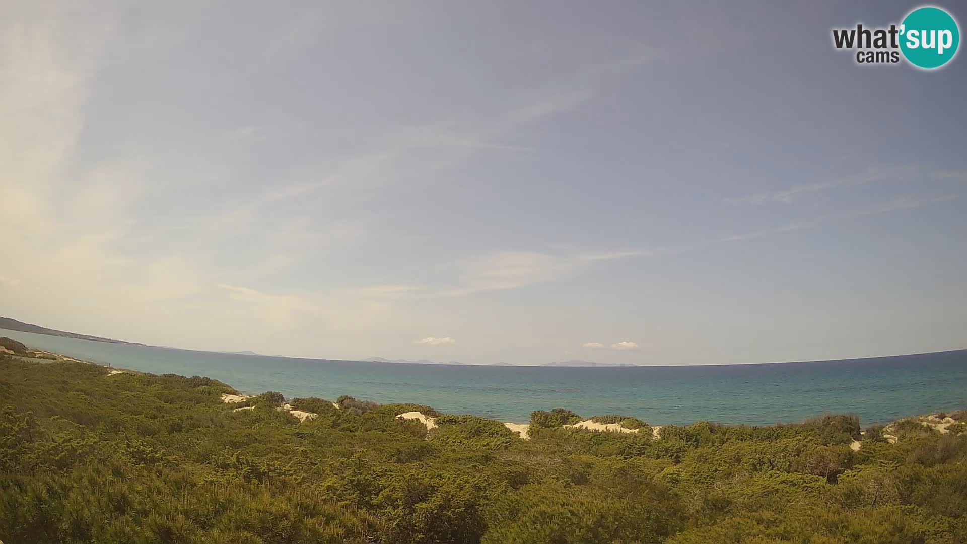 Villaplatamona, vista panorámica del Golfo de Asinara, Platamona, Sorso, Cerdeña – cámara web en vivo