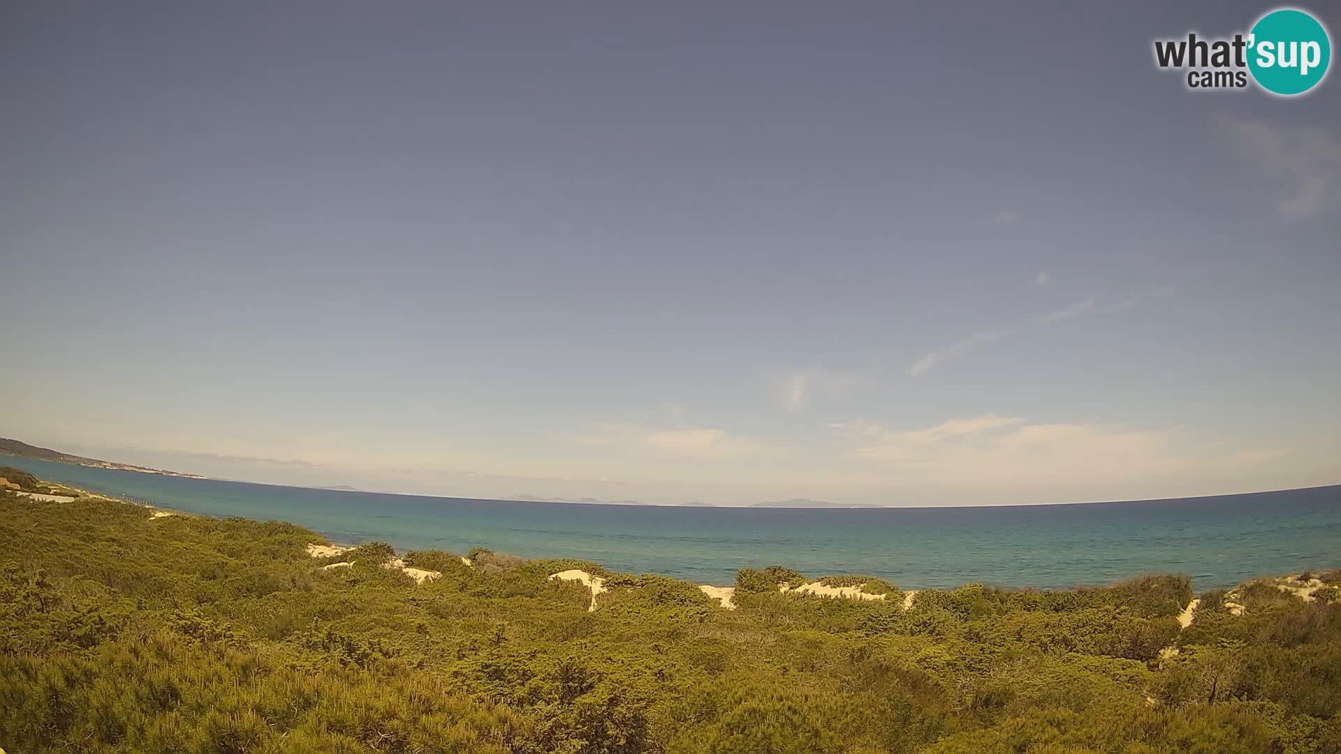 Villaplatamona, vista panorámica del Golfo de Asinara, Platamona, Sorso, Cerdeña – cámara web en vivo