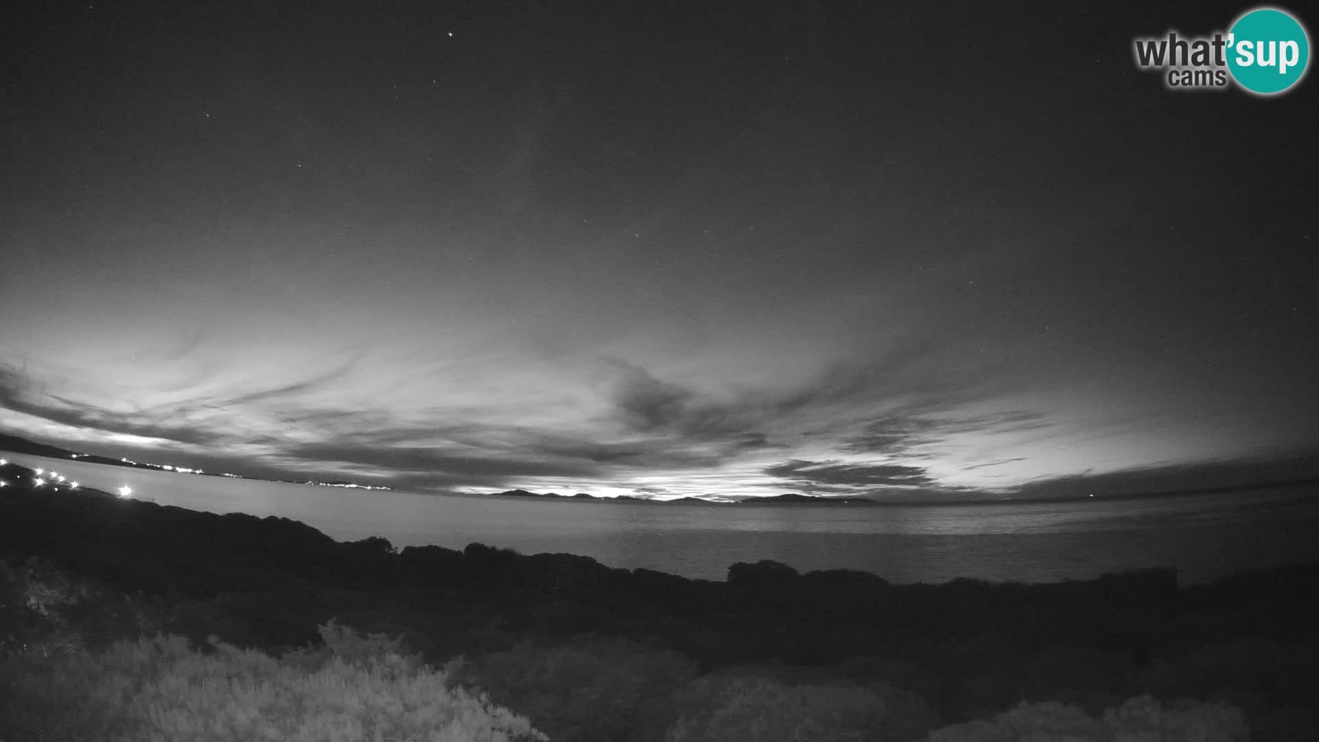 Villaplatamona, panoramski pogled na zaliv Asinara, Platamona, Sorso, Sardinija – spletna kamera v živo