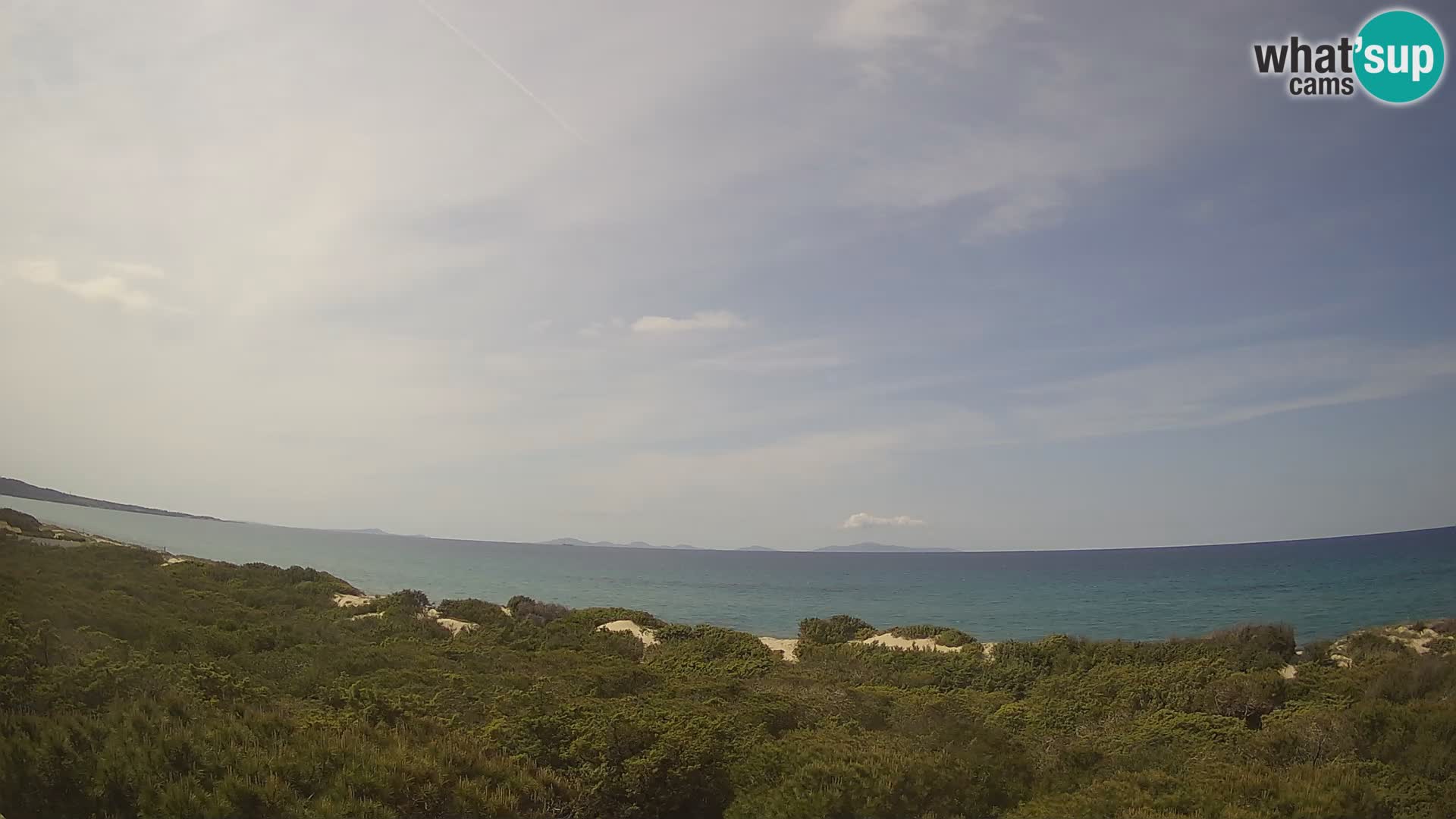 Villaplatamona, panoramic view of the Gulf of Asinara, Platamona, Sorso, Sardinia – live webcam