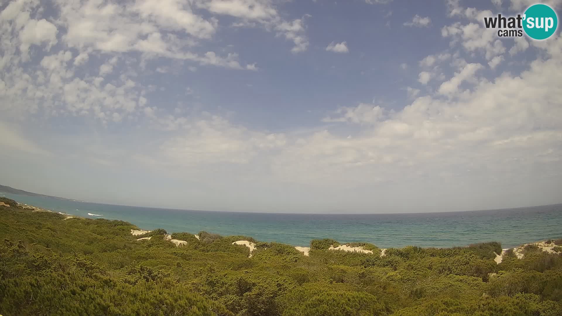 Villaplatamona, vista panorámica del Golfo de Asinara, Platamona, Sorso, Cerdeña – cámara web en vivo